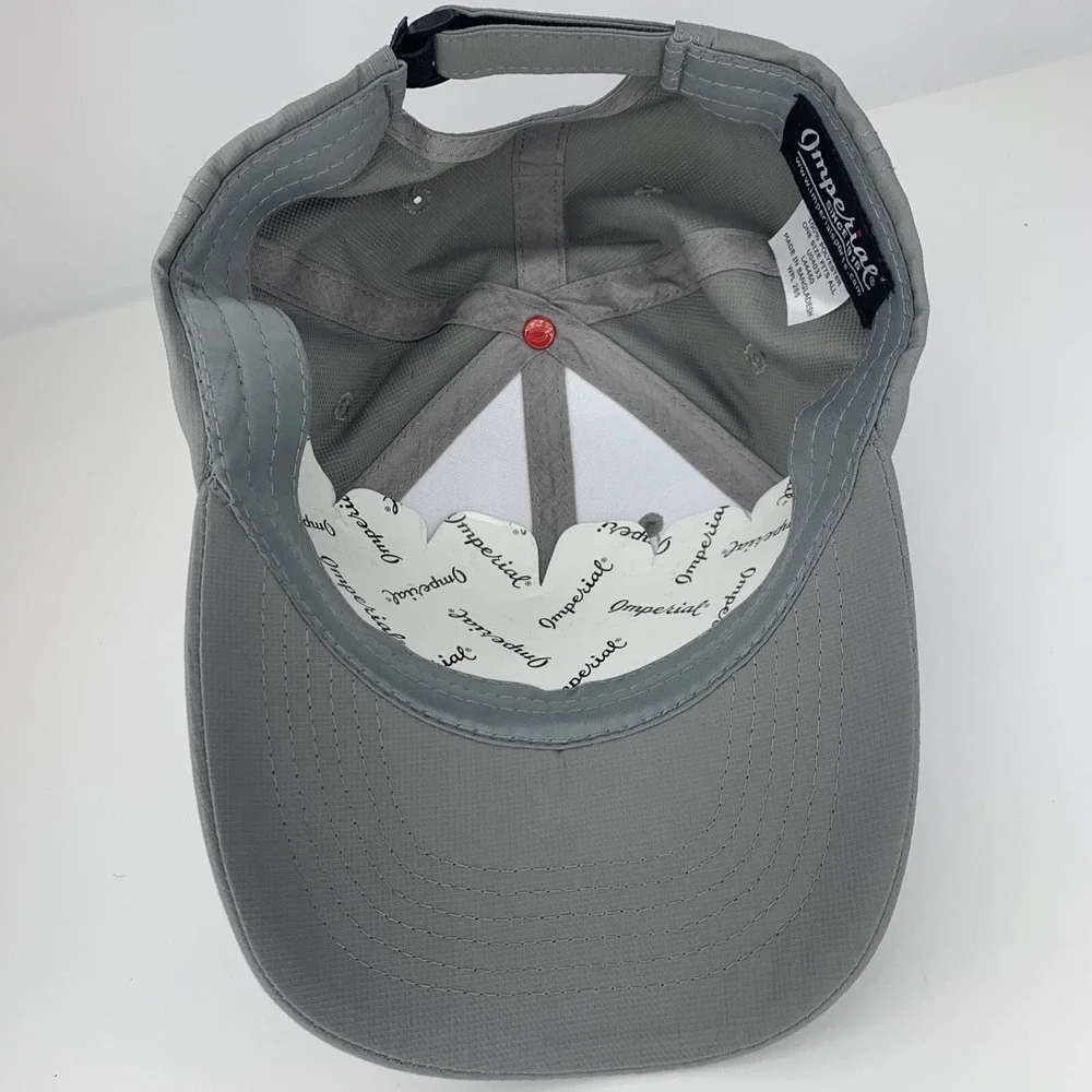 AJGA Gray Golf Hat Adjustable - Imperial Cap - American Junior Golf Association